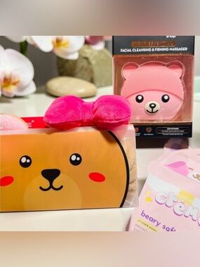 Pink Bear Facial Cleansing Massager